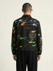 Into The Clouds Hand Painted Shacket
