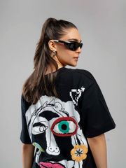 Picasso of a kind tshirt Black