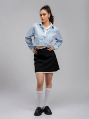 Striper Layered school Shirt