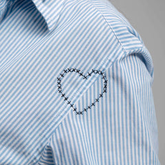 Striper Layered school Shirt