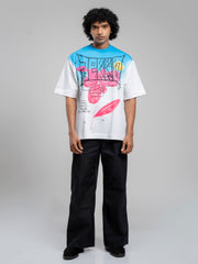 Etch-a- sketch tshirt Blue